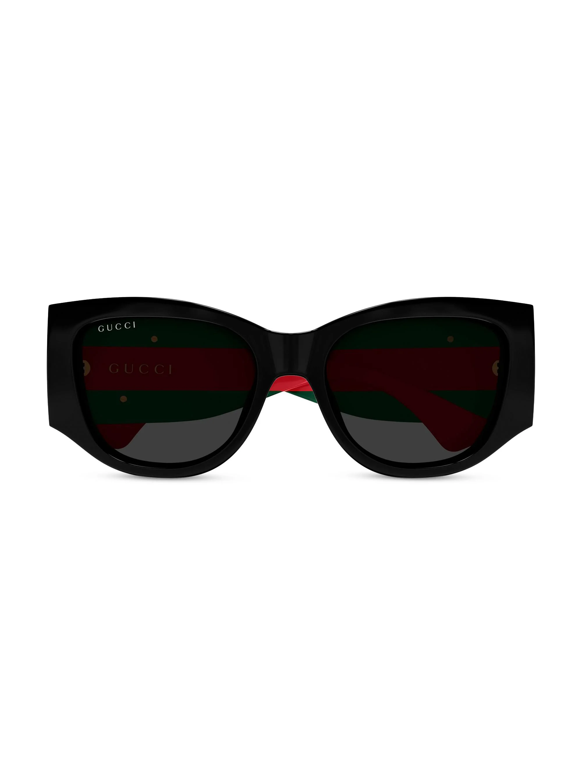 Women's New Pop Web 55MM Square Sunglasses - Red Green Black - 1