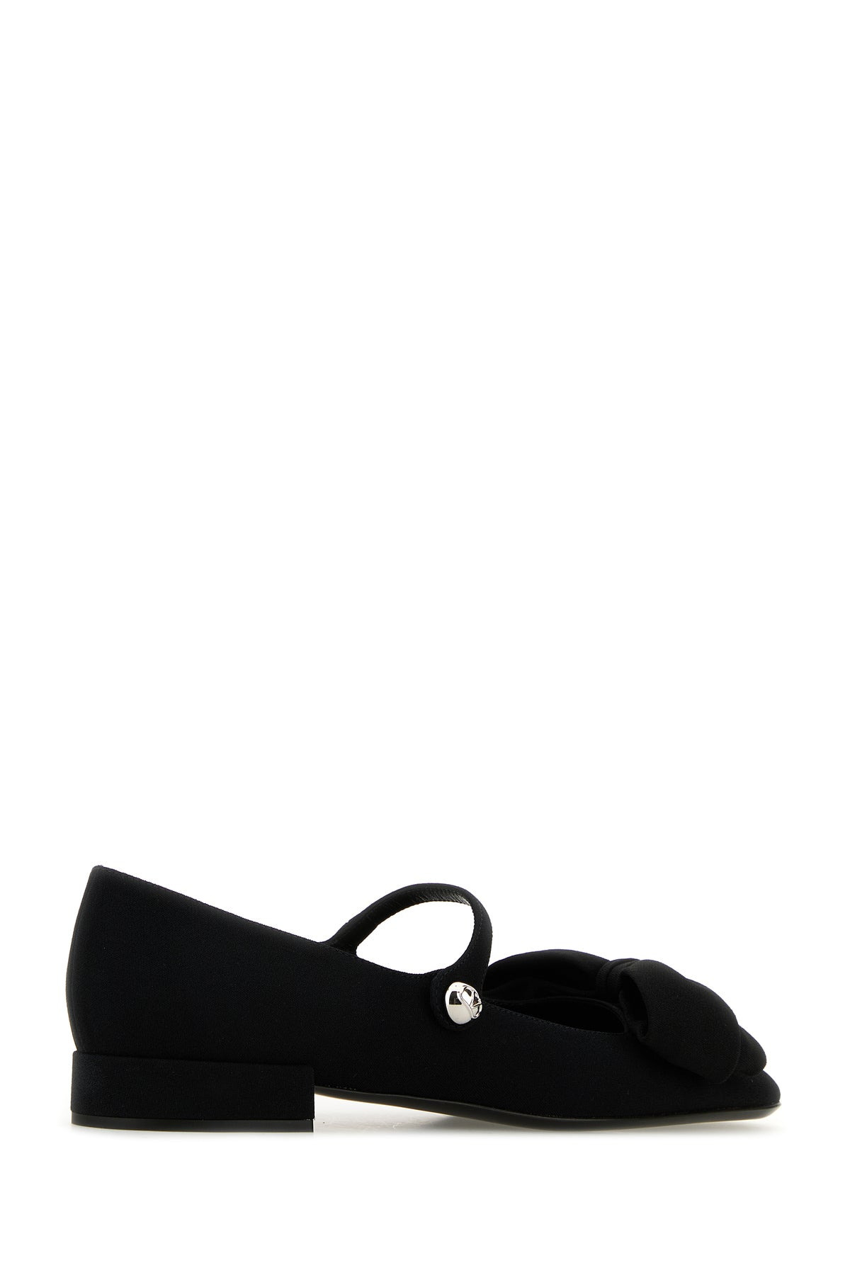 Black crepe Bowjane ballerinas - 3