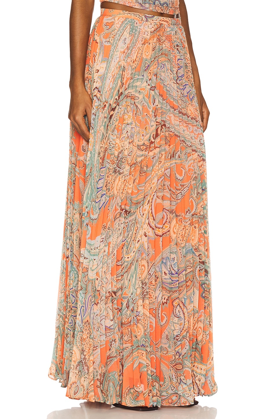 Torin Pleated Maxi Skirt - 2