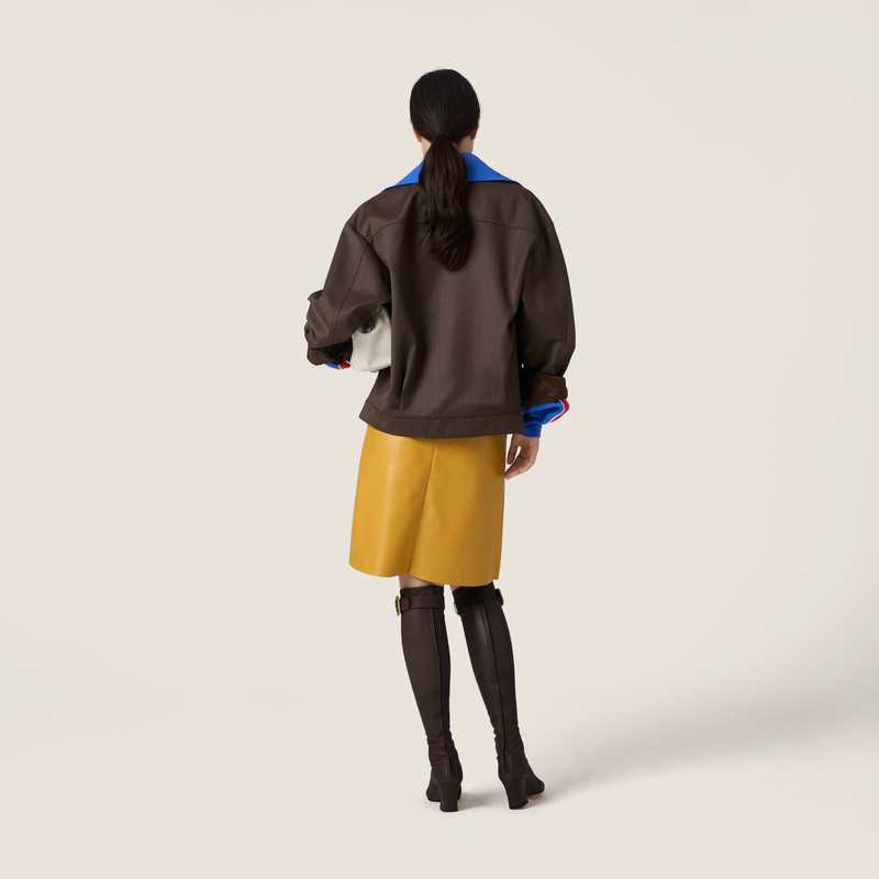 Cover fabric blouson jacket 3