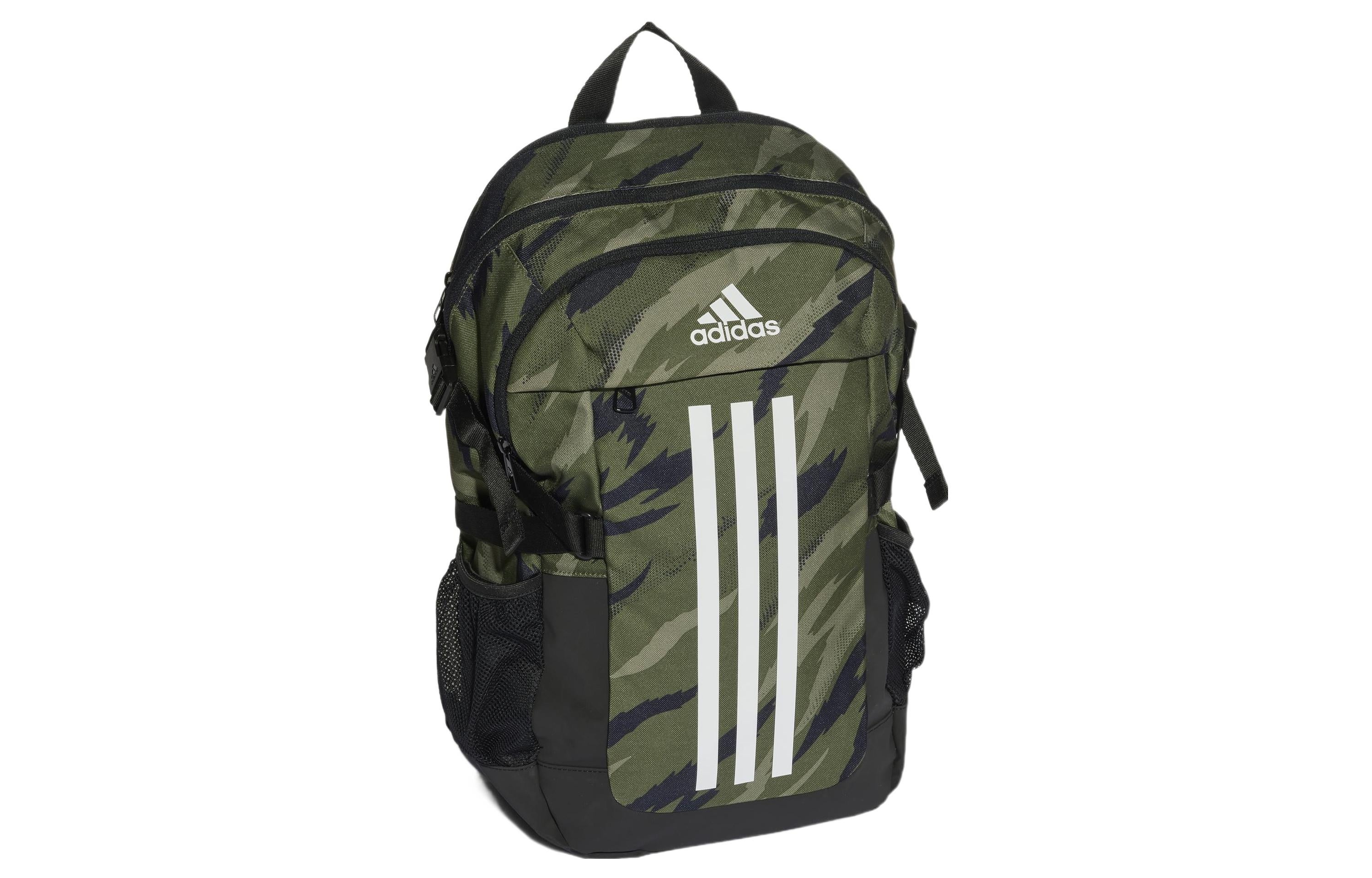 adidas POWER VI G Sports Gym Camouflage Printing Backpack Military Green HB1326 - 2