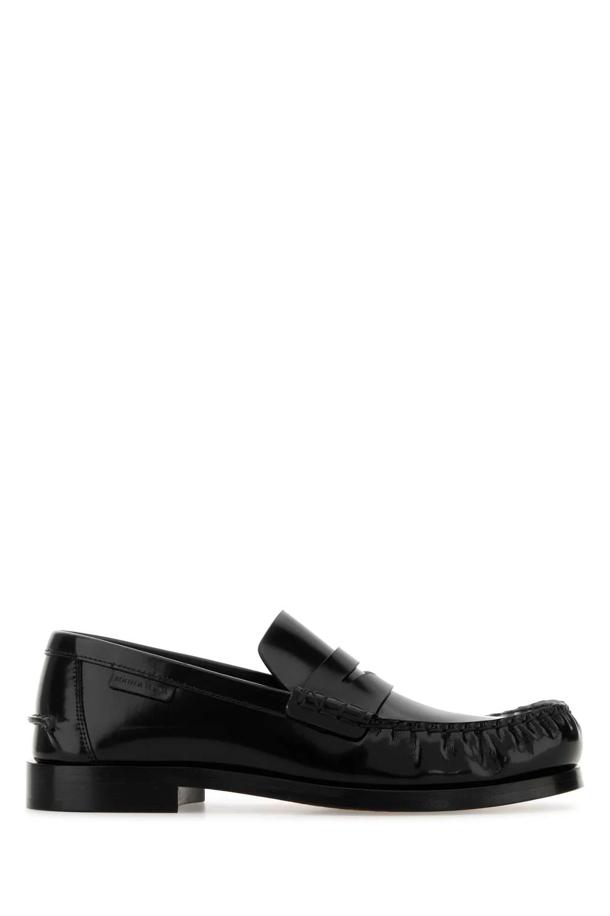 Bottega Veneta Women Black Leather Truman Loafers - 1