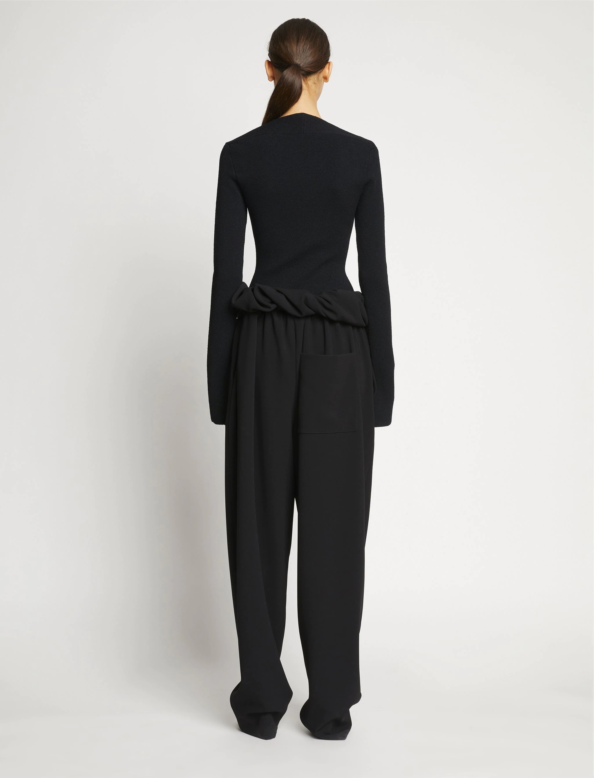 Textured Viscose Knit Sweater - 5