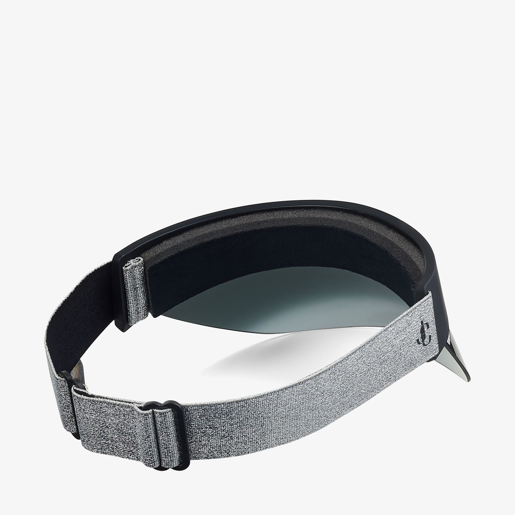 Calix
Black Rubber and Silver Glitter Visor - 2