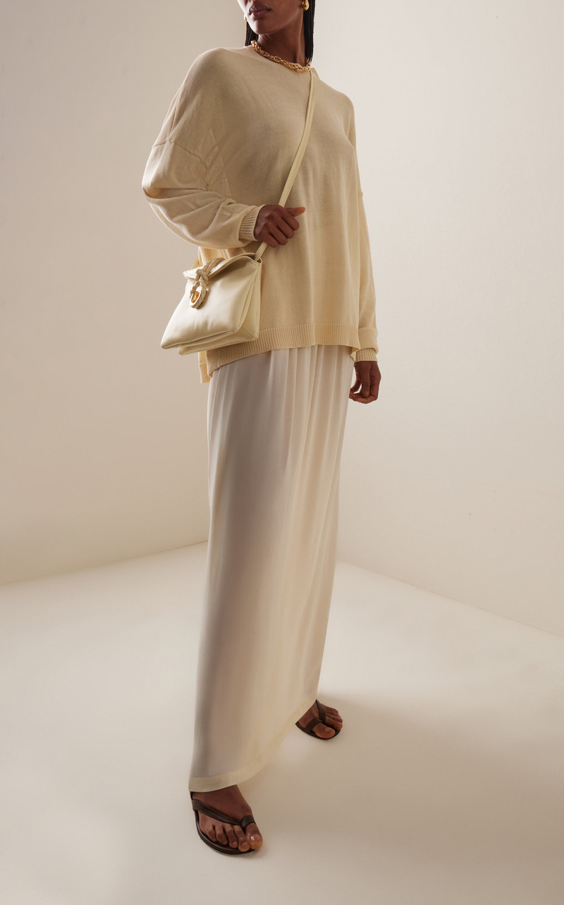 The Frankie Shop Aeson Maxi Skirt yellow outlook