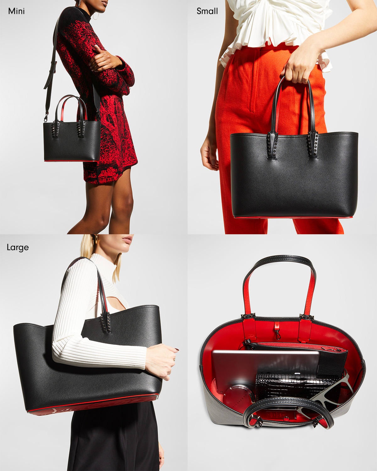 Cabata East-West Leather Tote Bag - 3