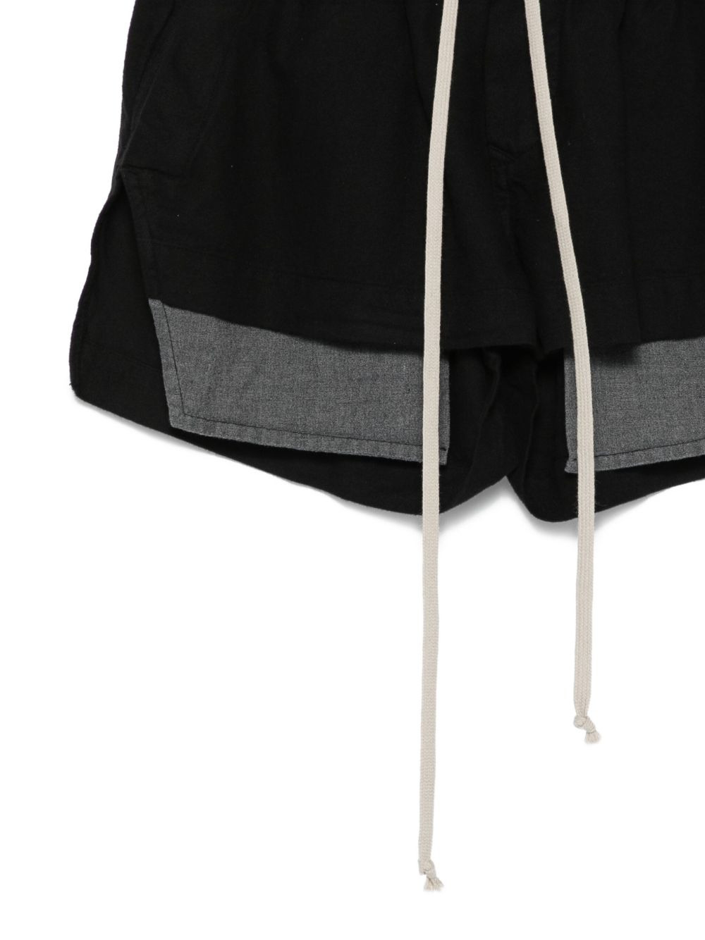 drawstring panelled shorts - 3