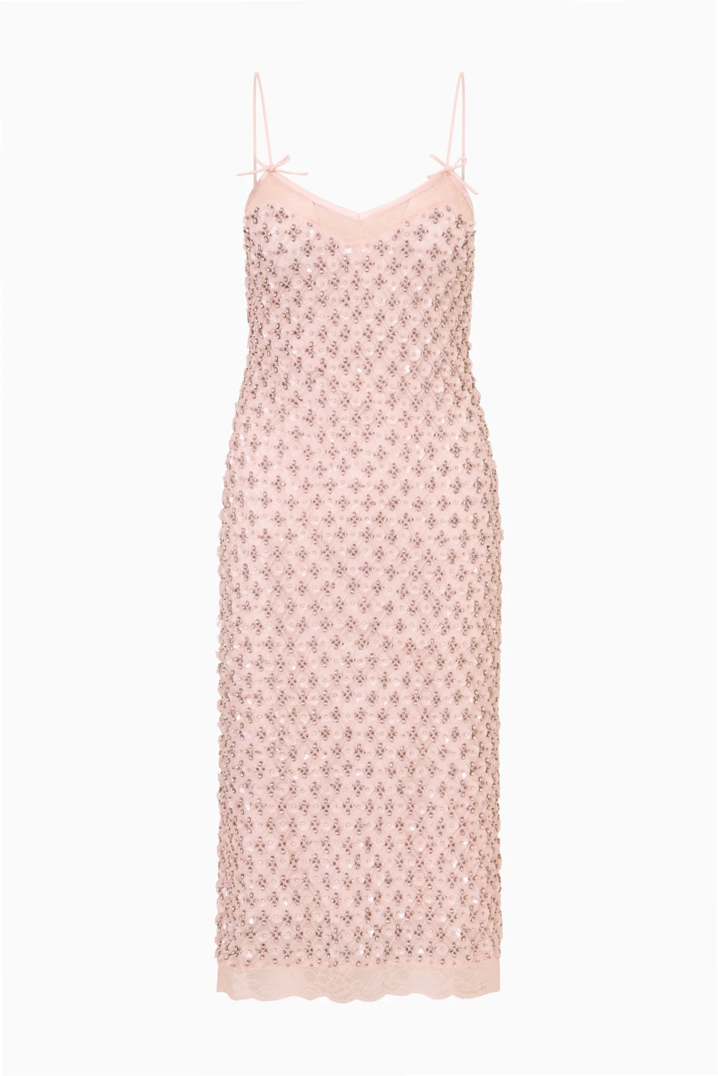 Livi Floral Embellished Midi Dress - 1