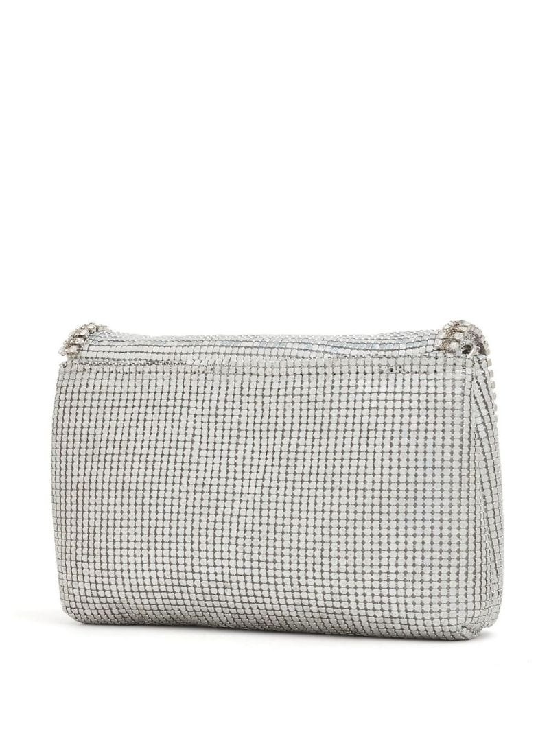 crystal-embellished mesh bag - 2