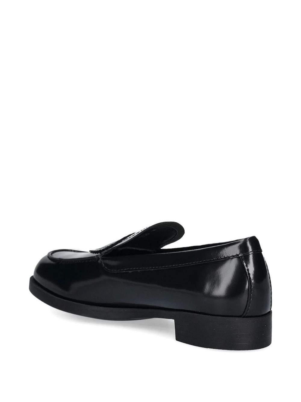 heart logo loafers - 3