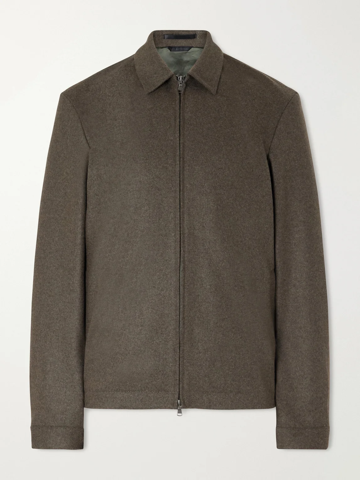 Boiled Wool Bomber Jacket - 1