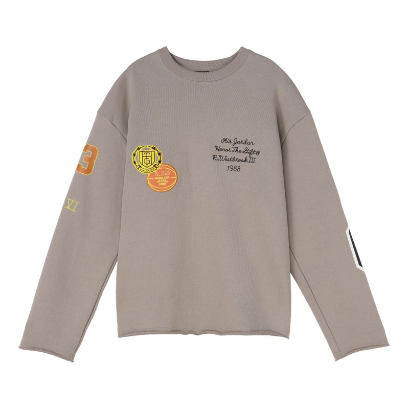 Nike Long Sleeves Cotton Sweatshirts x HTG 'Brown Beige' DX6240-087 - 1