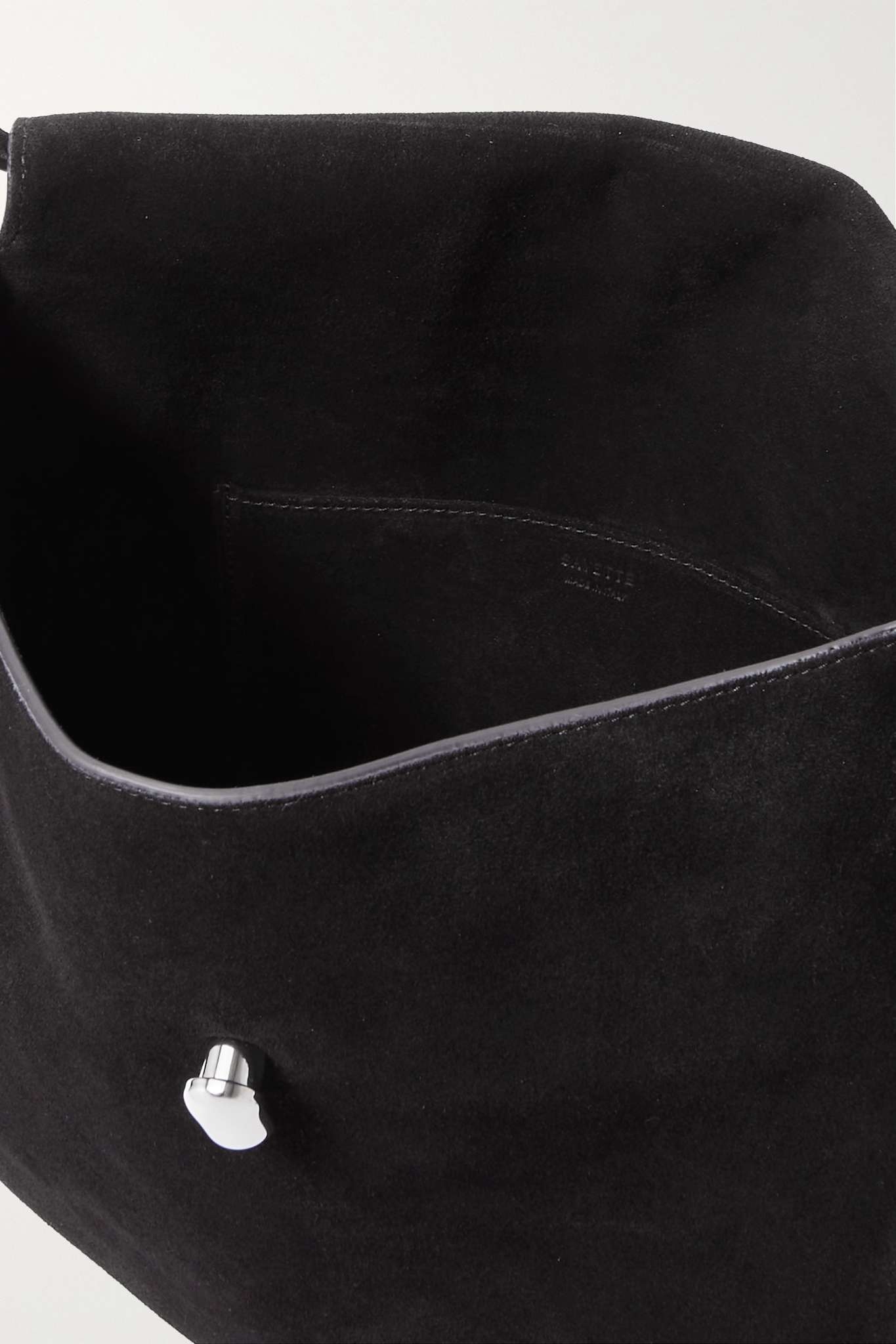 Tondo large suede shoulder bag - 5