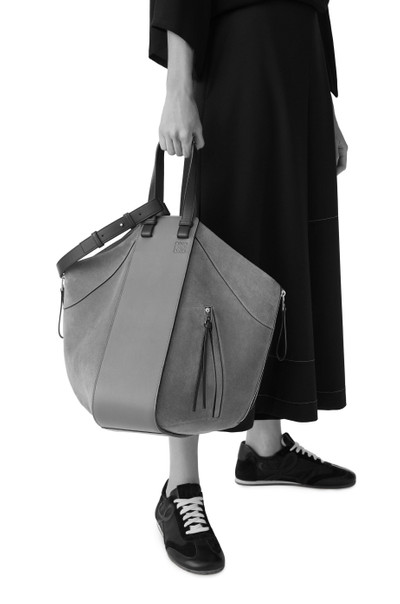 Loewe Hammock tote bag in calfskin and suede outlook