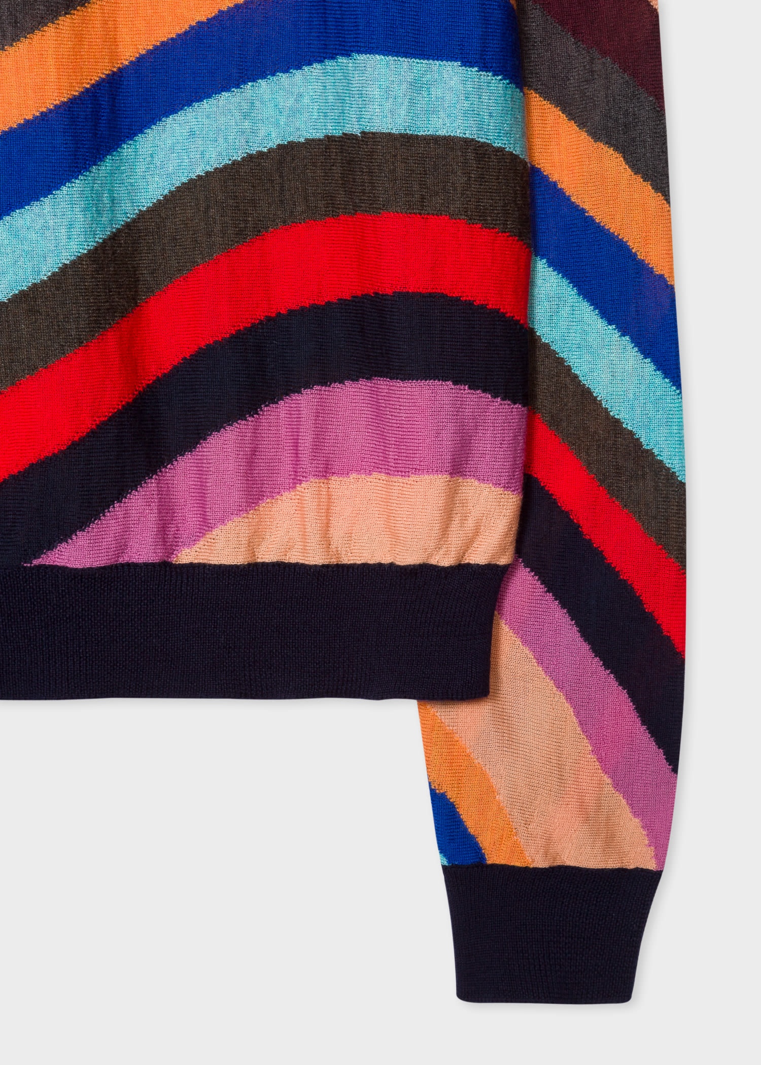 'Swirl' Intarsia Merino Sweater - 2