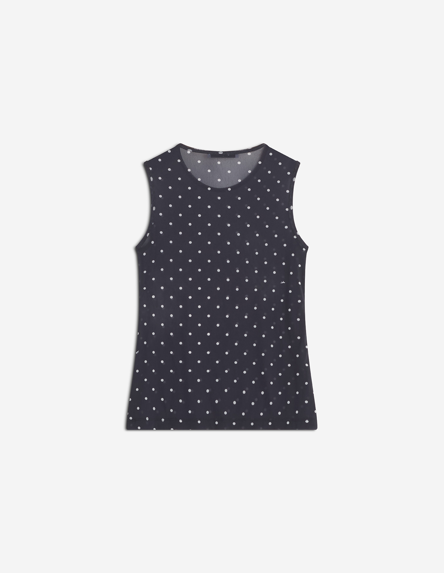 POLKA DOT FOX MESH TANK TOP - 6