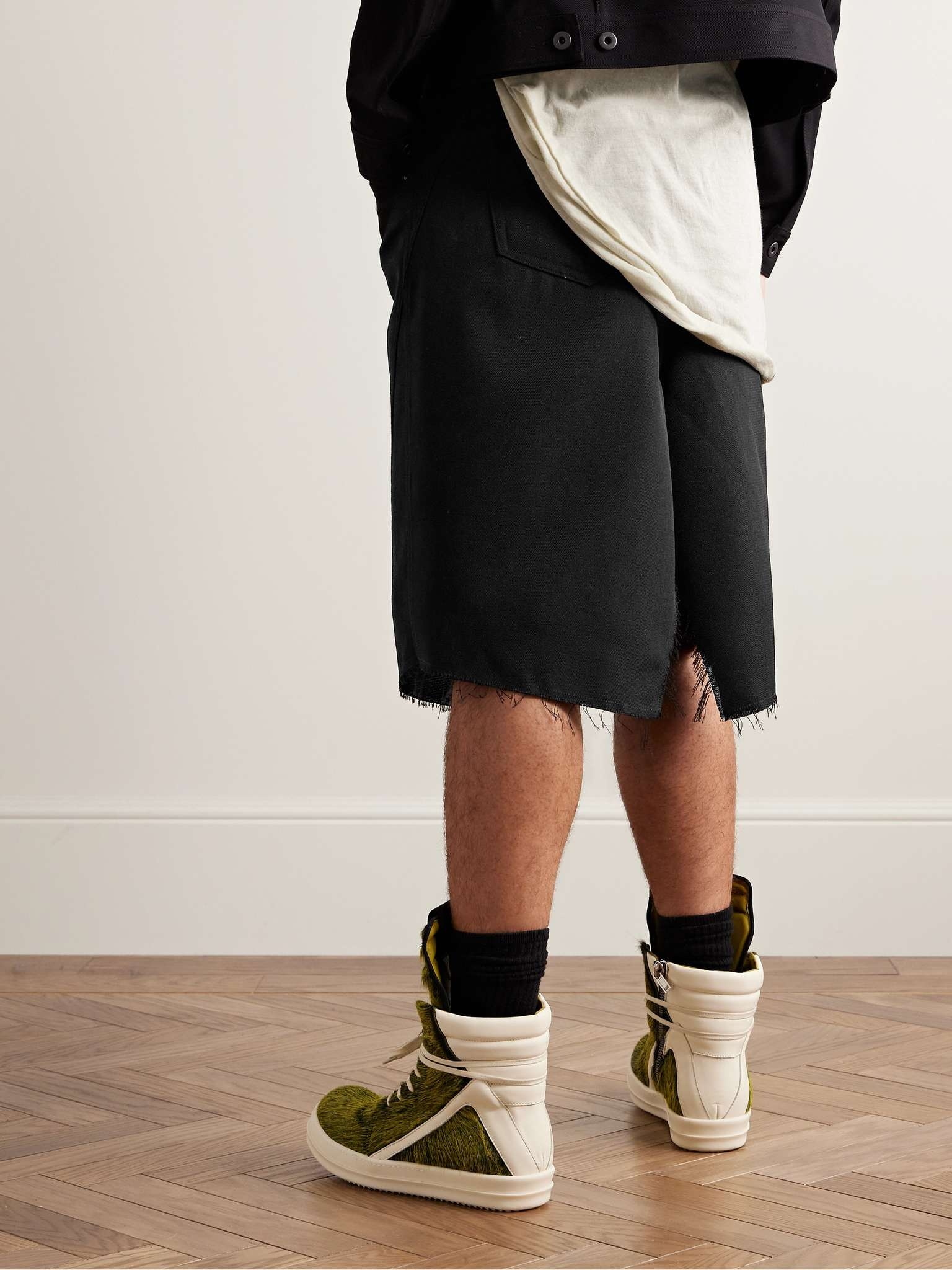 + Bonotto Frayed Mohair Skirt - 3