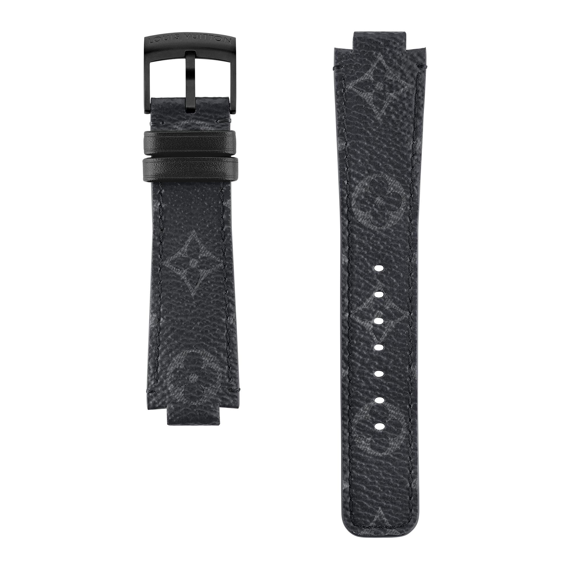 Tambour Monogram Eclipse Canvas Strap - 1