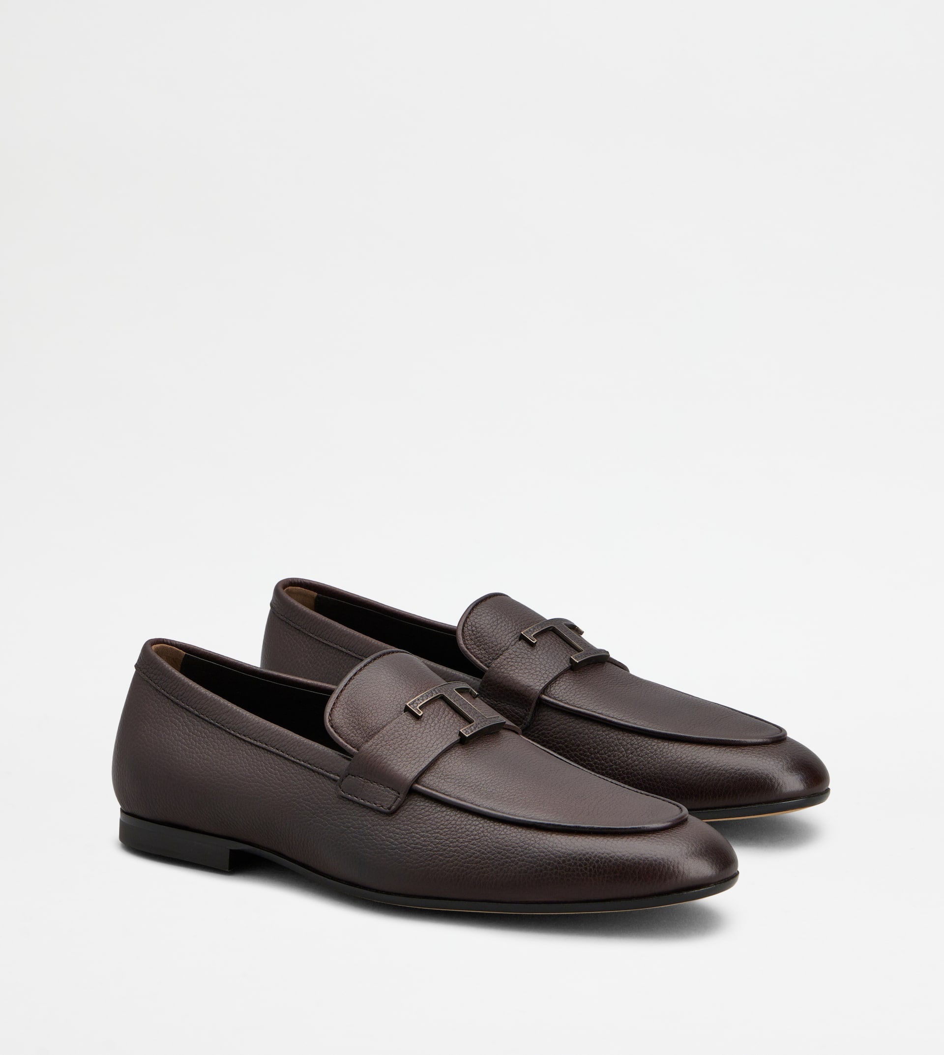 T TIMELESS LOAFERS IN LEATHER - BROWN - 2