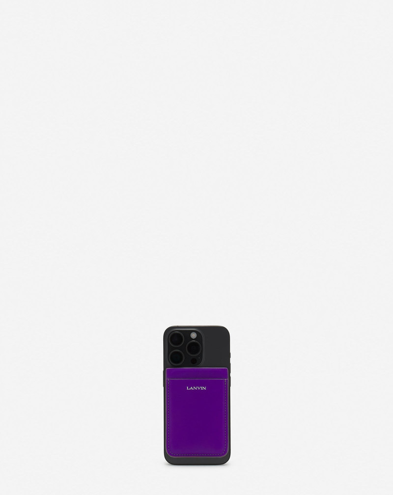 Lanvin MAGNETIC LEATHER CARDHOLDER outlook