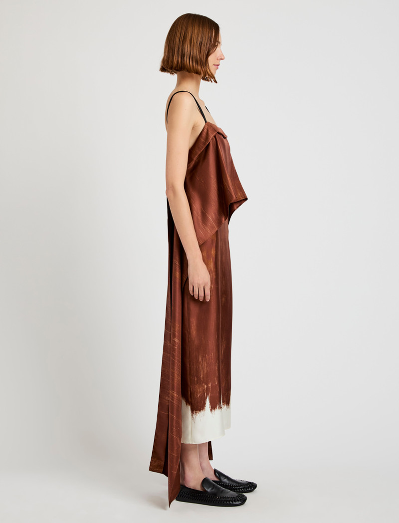 Proenza Schouler Wilma Dress in Double Printed Silk Twill outlook