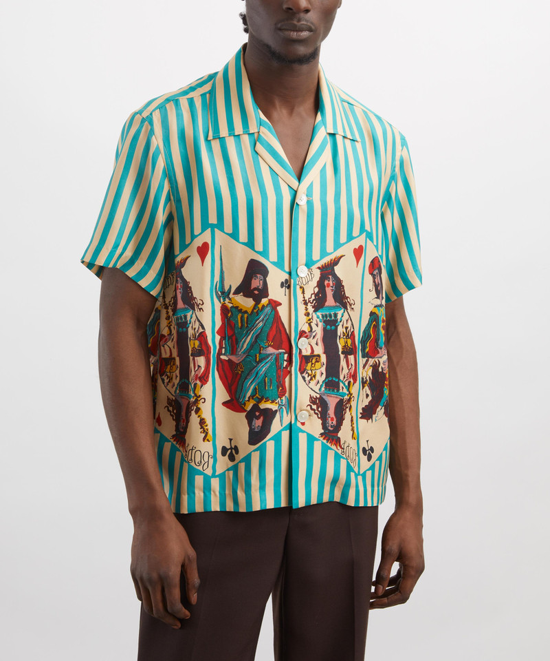 BODE Royals Silk Short-Sleeve Shirt outlook