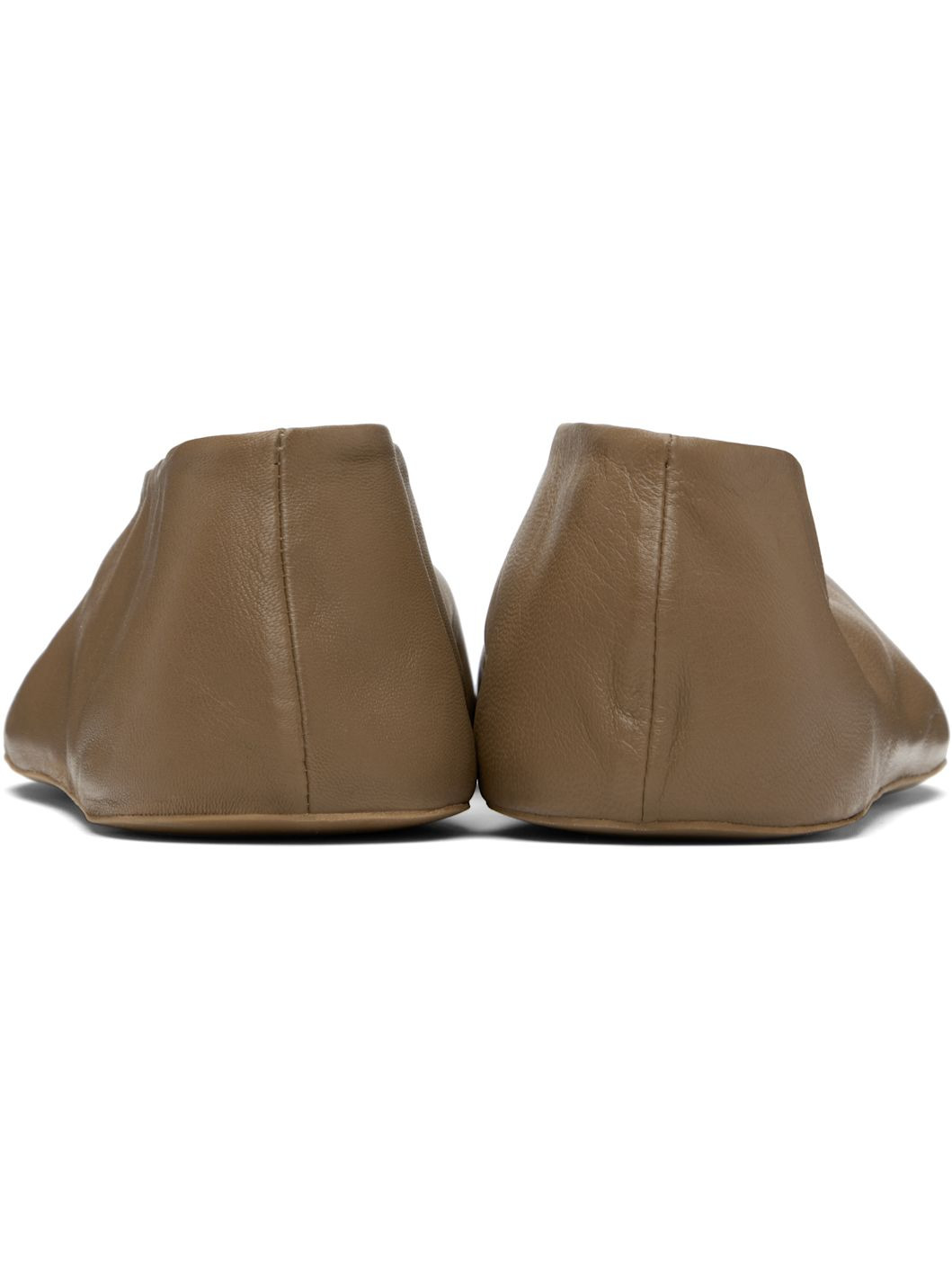 Taupe Stella Slipper Ballerina Flats - 2