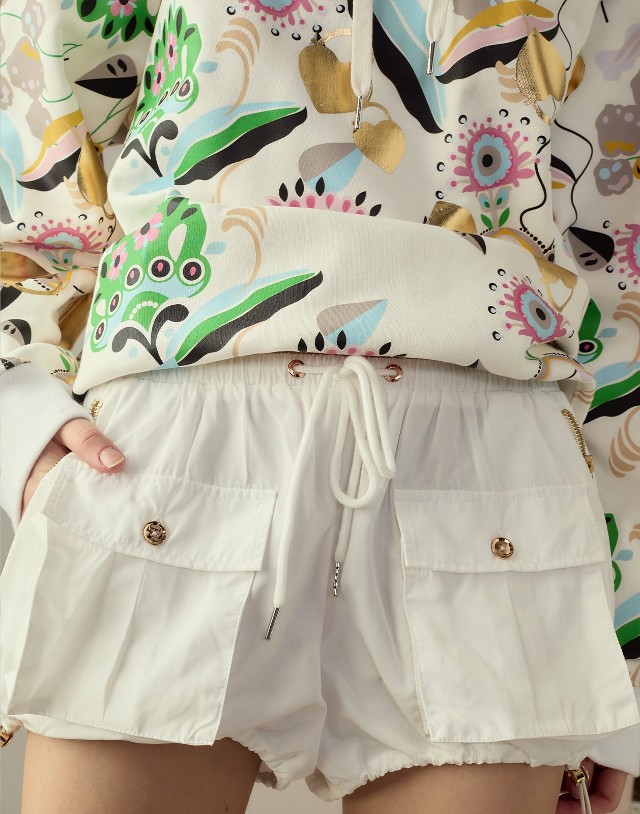 Nylon Cargo Shorts - 7