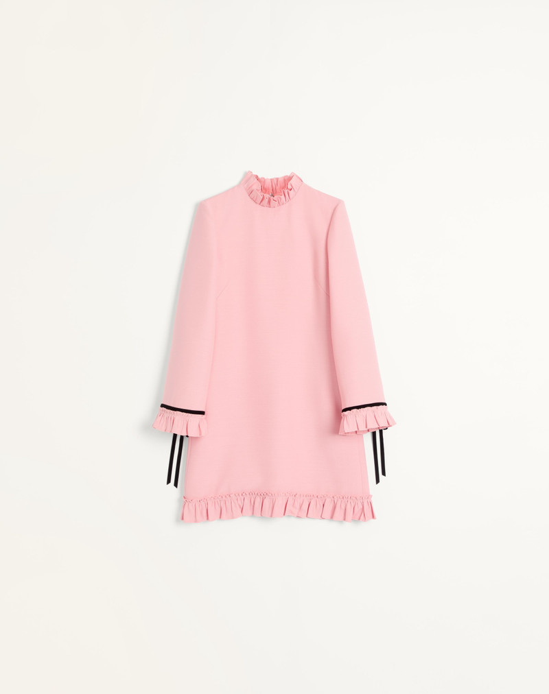 CREPE COUTURE SHORT DRESS - 1