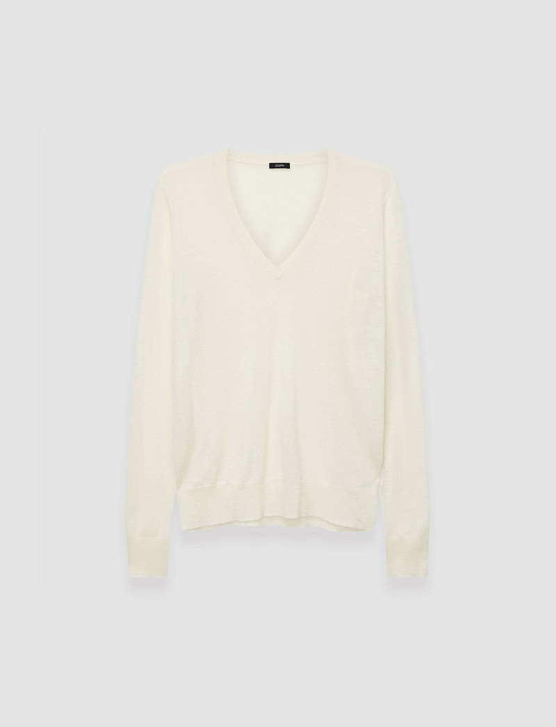 Cashair V Neck Jumper 1