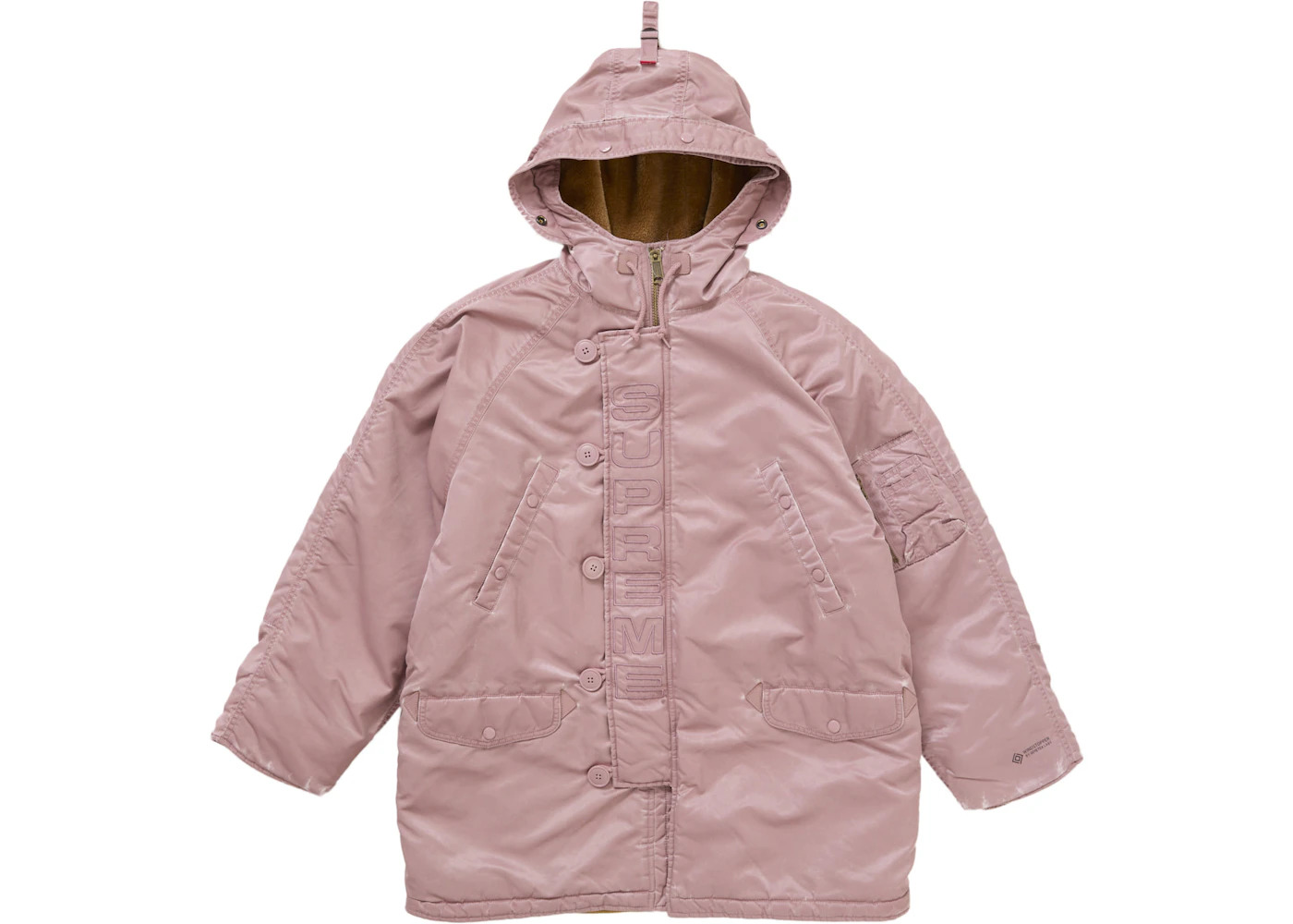 Supreme Washed Flight Satin N 3B Parka Dusty Pink - 2