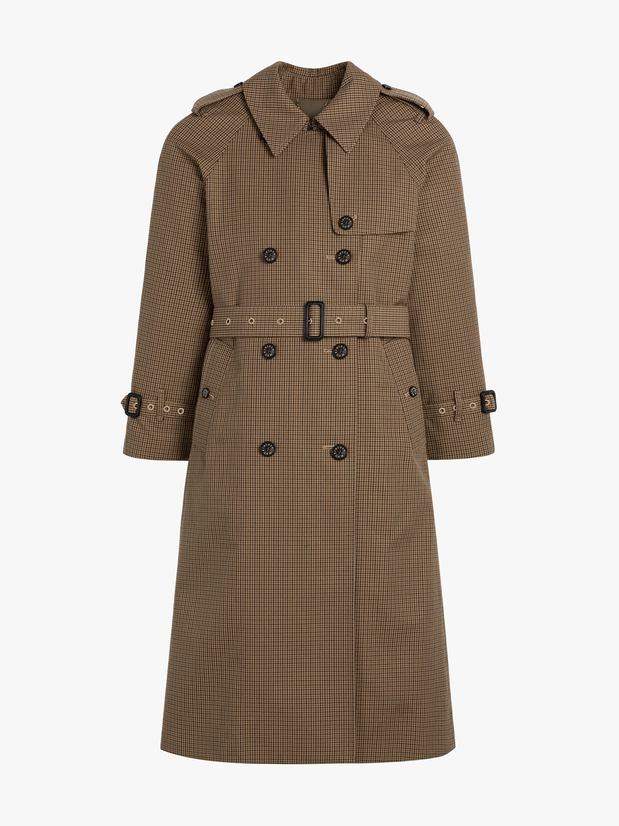 NEW FORREST BROWN GUNCLUB WOOL TRENCH COAT - 1