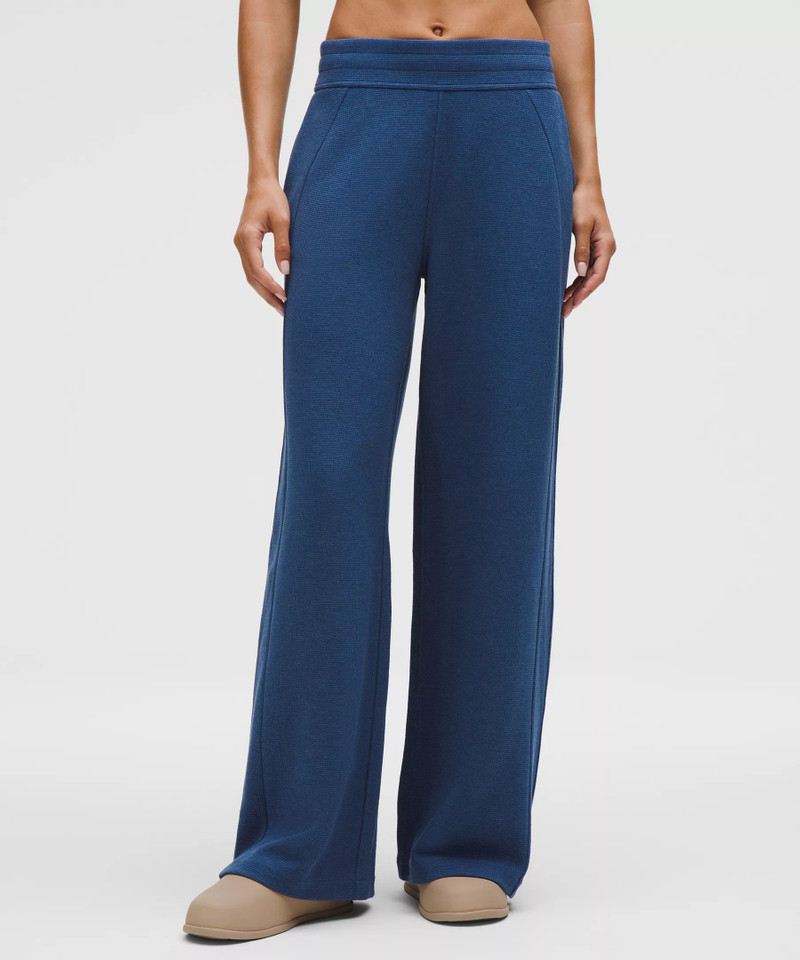 lululemon Scuba Mid-Rise Wide-Leg Pant *Waffle outlook