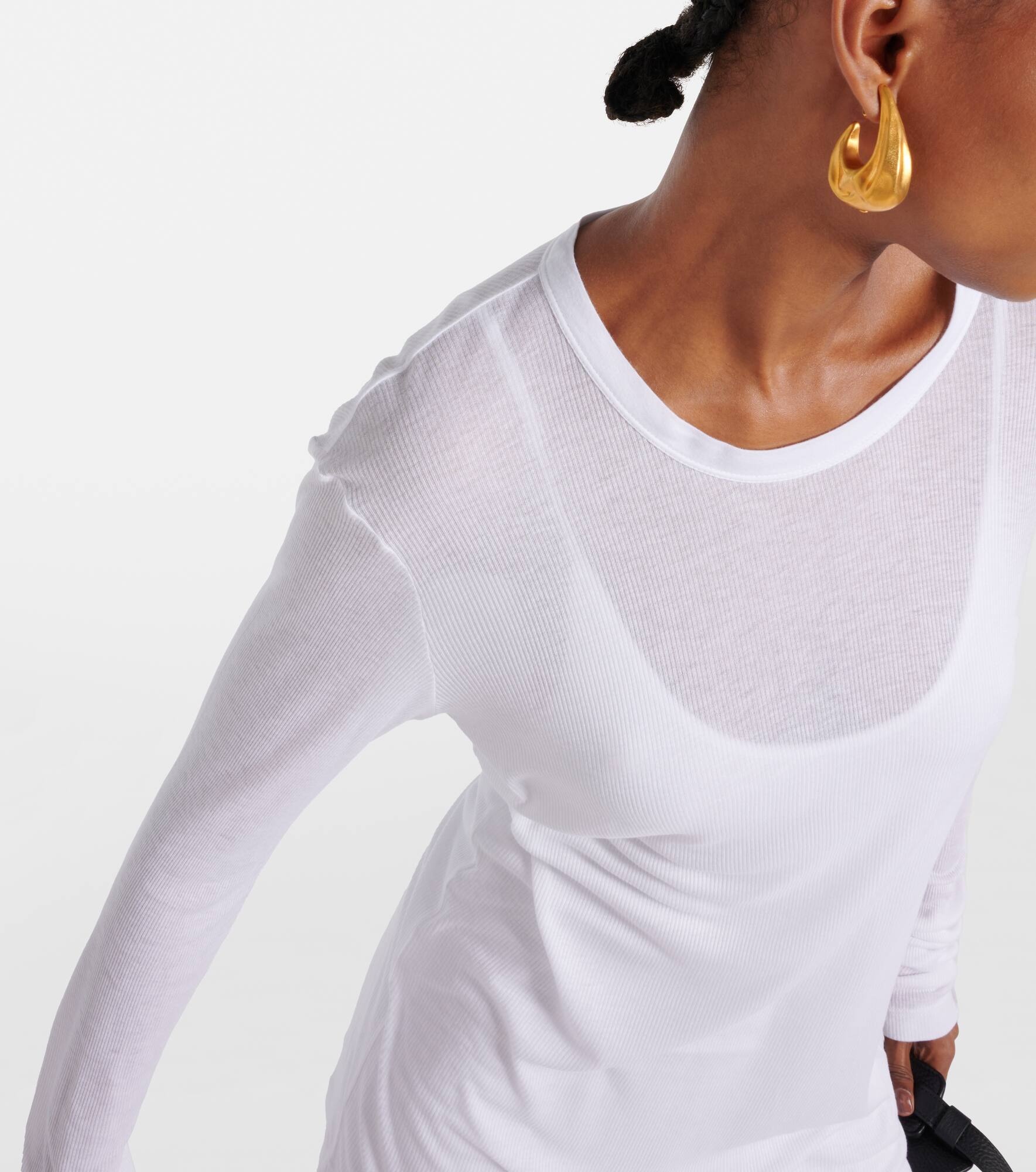 Morton ribbed-knit top - 4