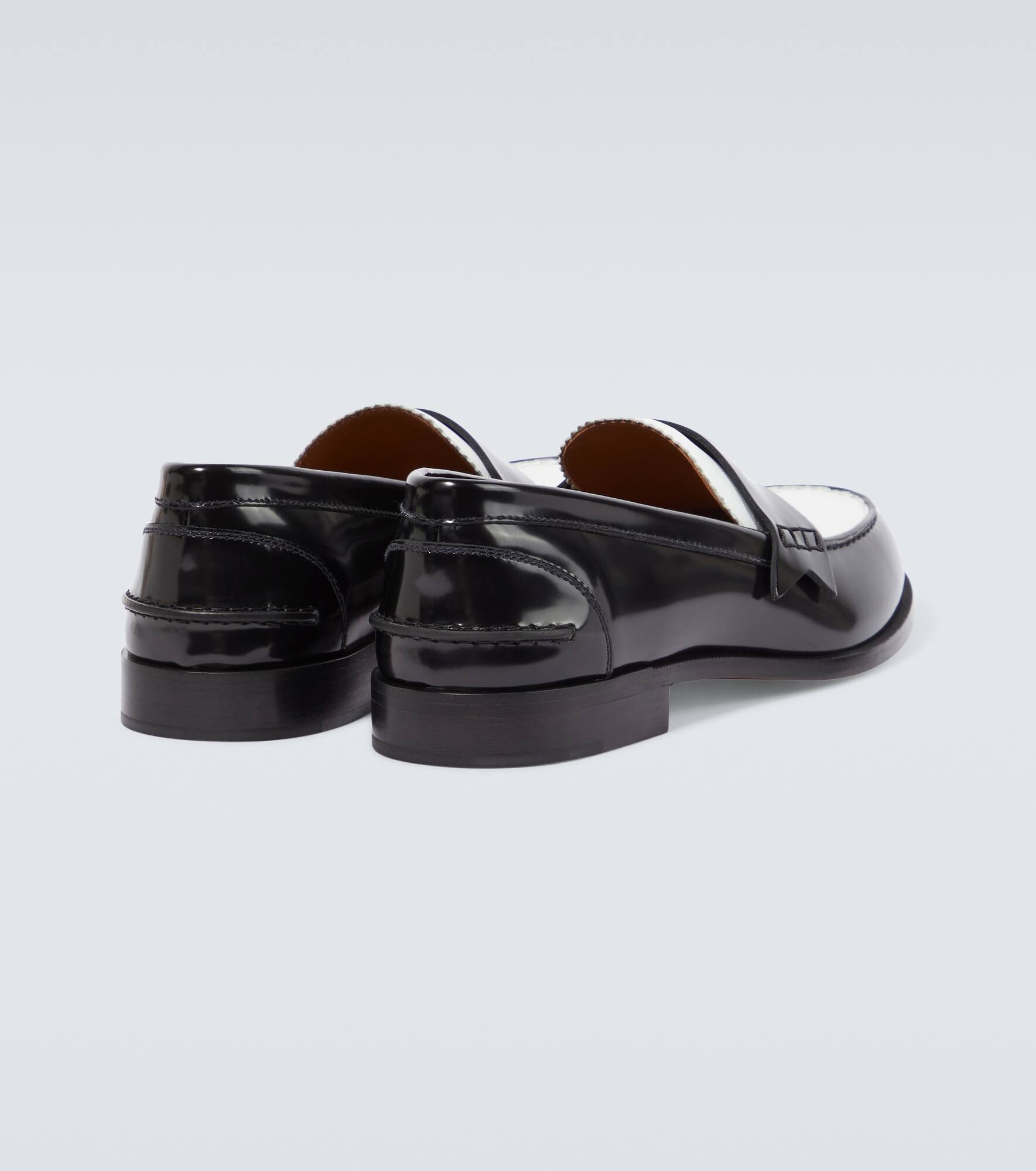Penny leather loafers - 6