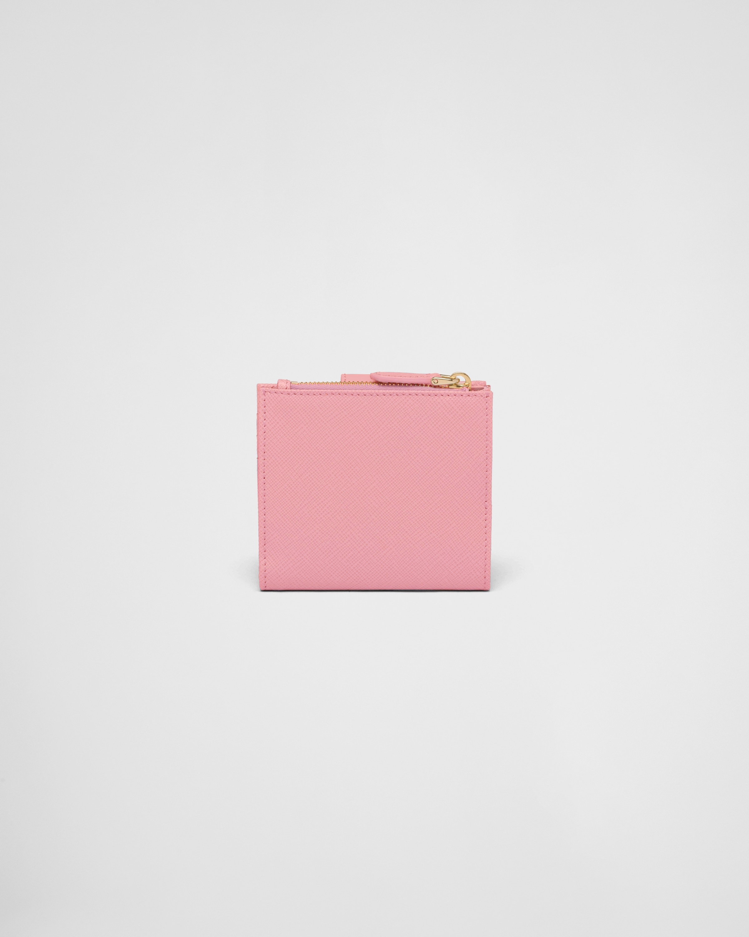 Small Saffiano and smooth leather wallet - 3
