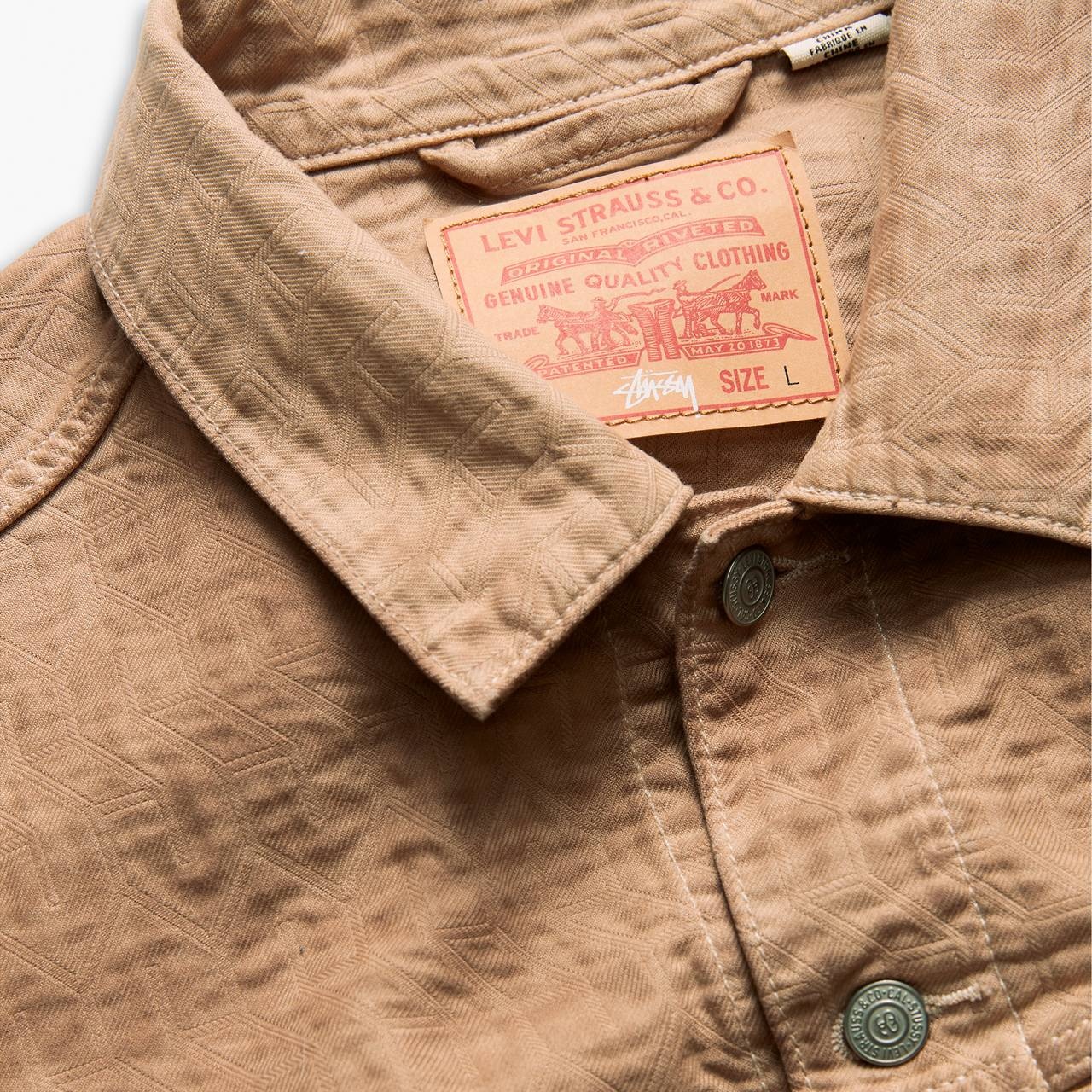 STÜSSY & LEVI’S® JACQUARD TRUCKER JACKET - 7