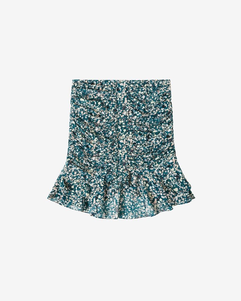 MILENDI MINI SILK SKIRT - 1