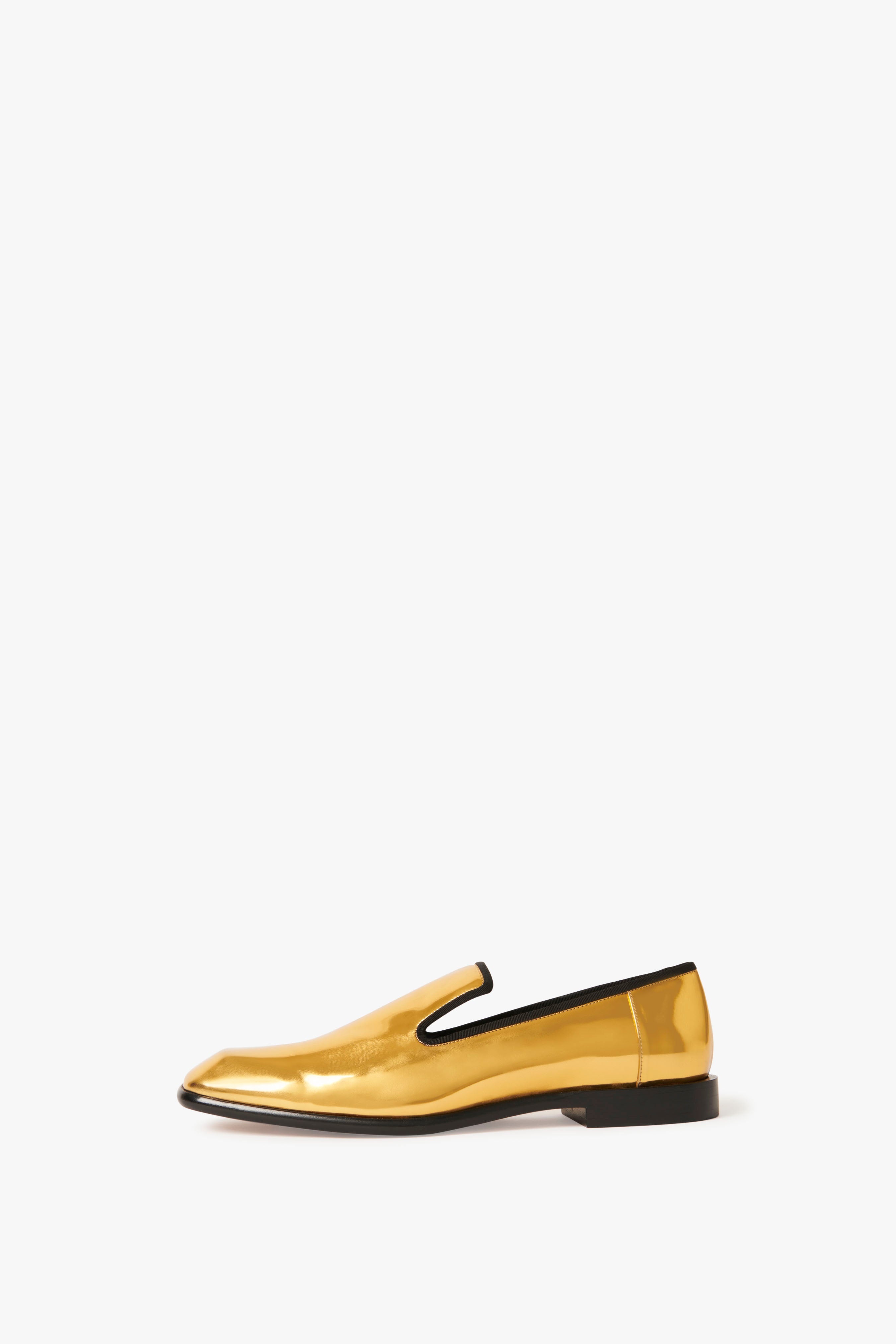 Hanna Loafer in Light Gold - 1