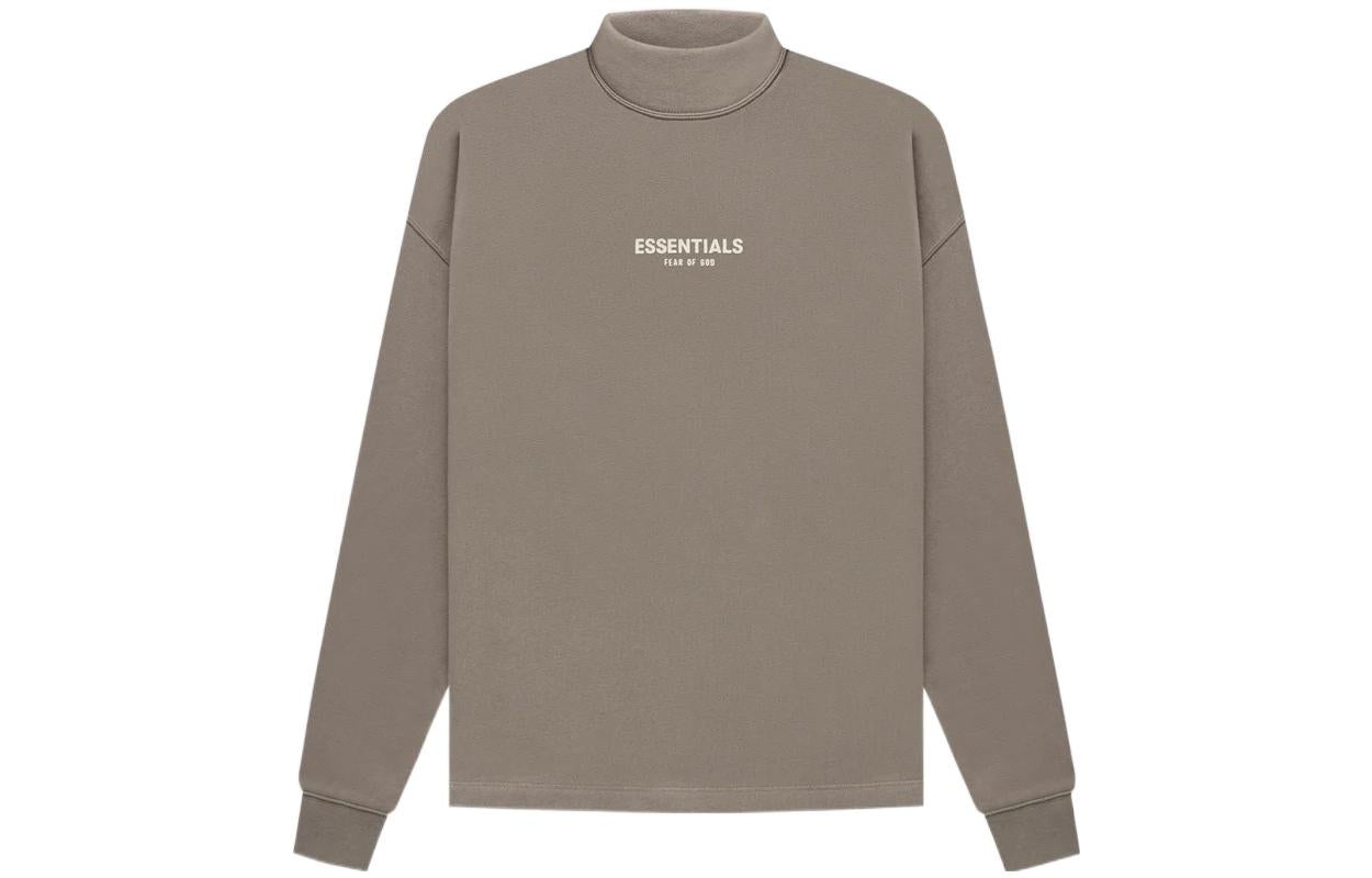 Fear of God Essentials SS22 Relaxed Mockneck Desert Taupe FOG-SS22-093 - 2