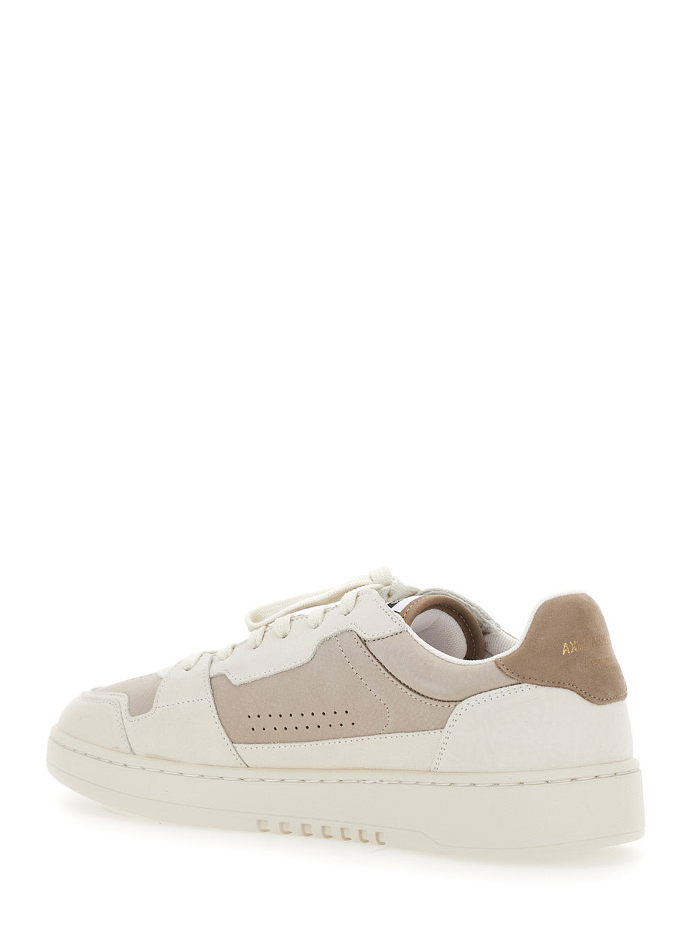 Axel Arigato Men 'Dice Lo' Beige Low Top Sneakers With Logo Patch On The Tongue And Logo Lettering O - 3