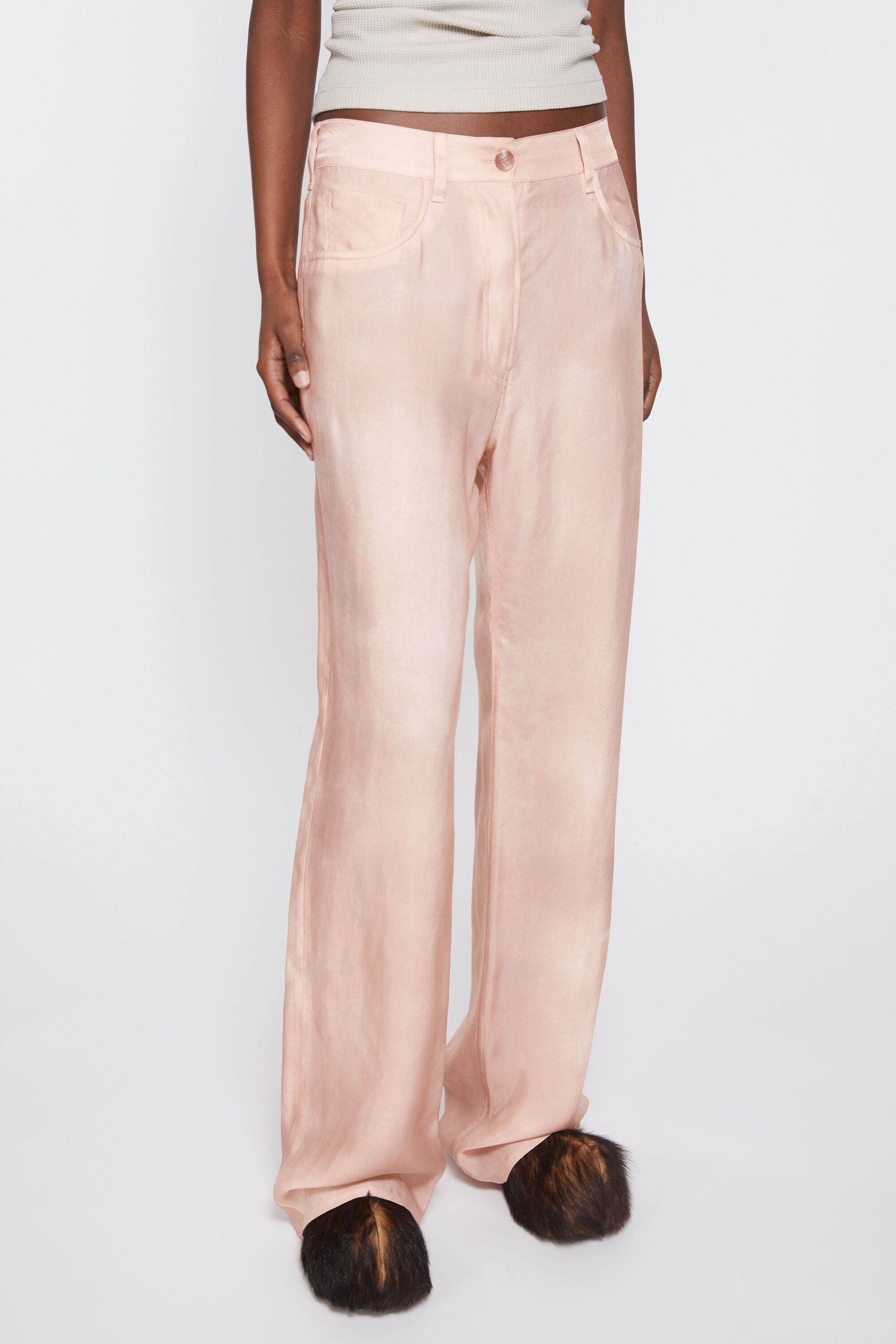 Printed trousers - Pale Pink - 5