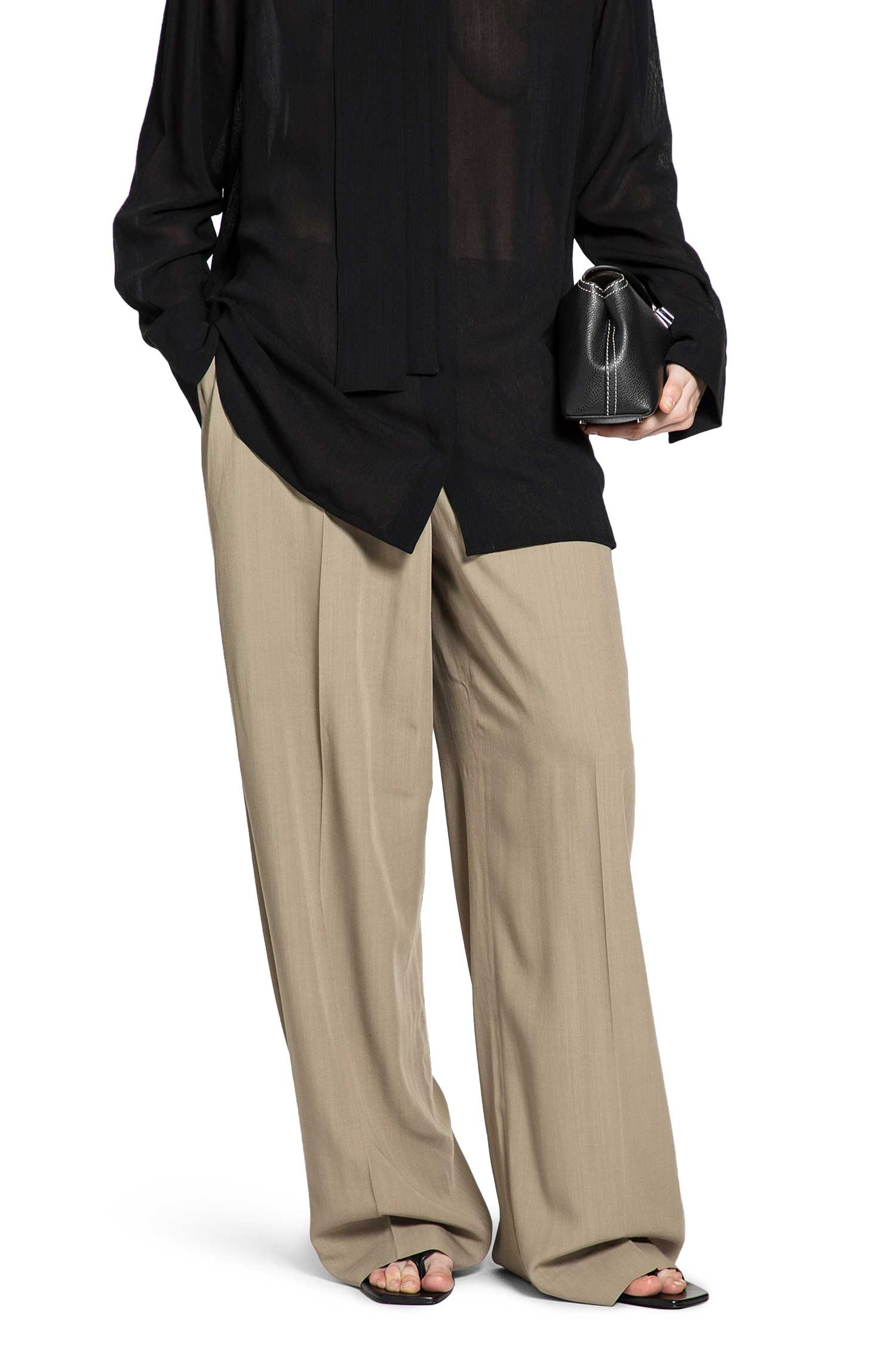 Wide Fluid Trousers - 7