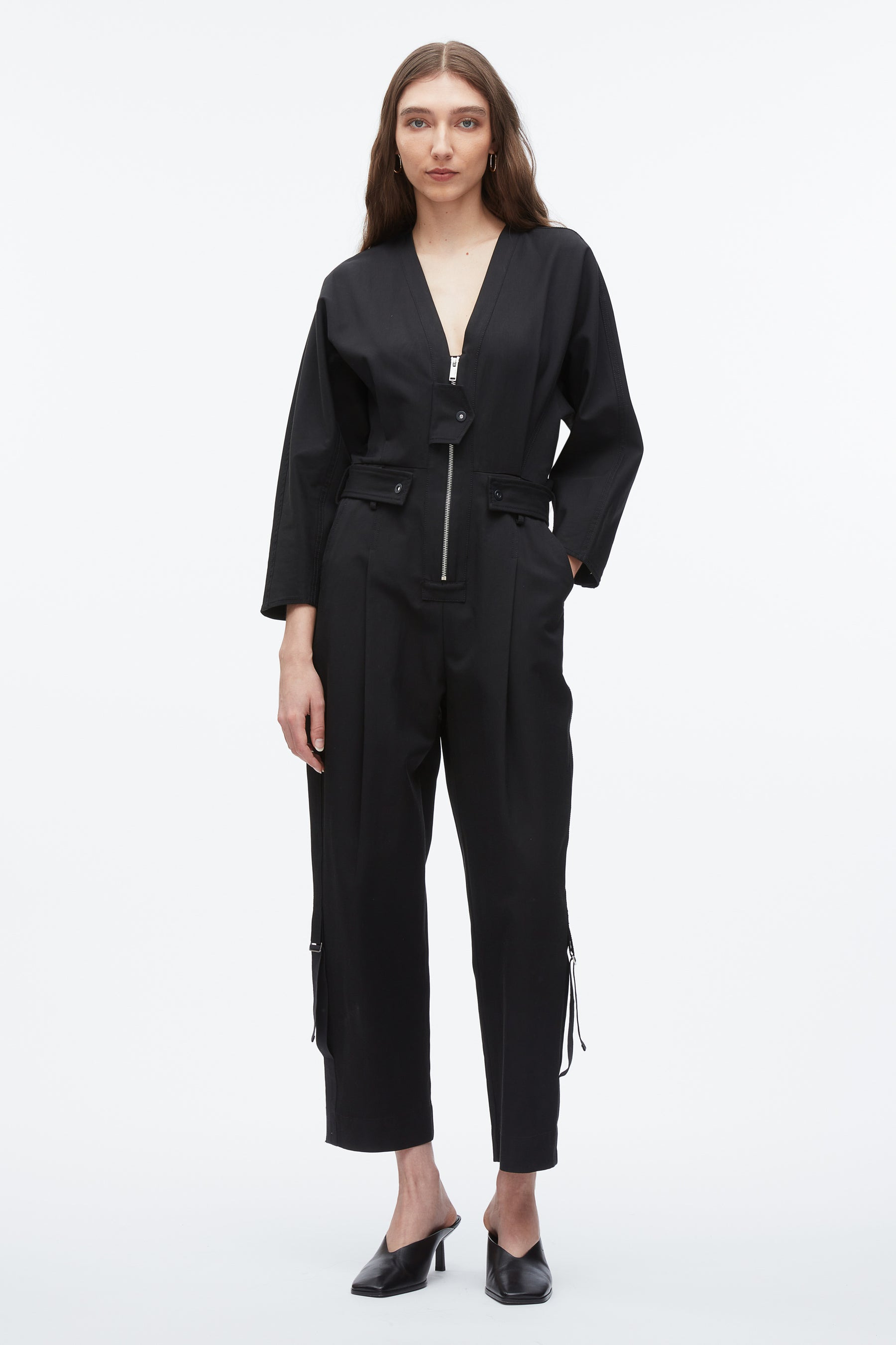 Belted Utility Jumpsuit - 2