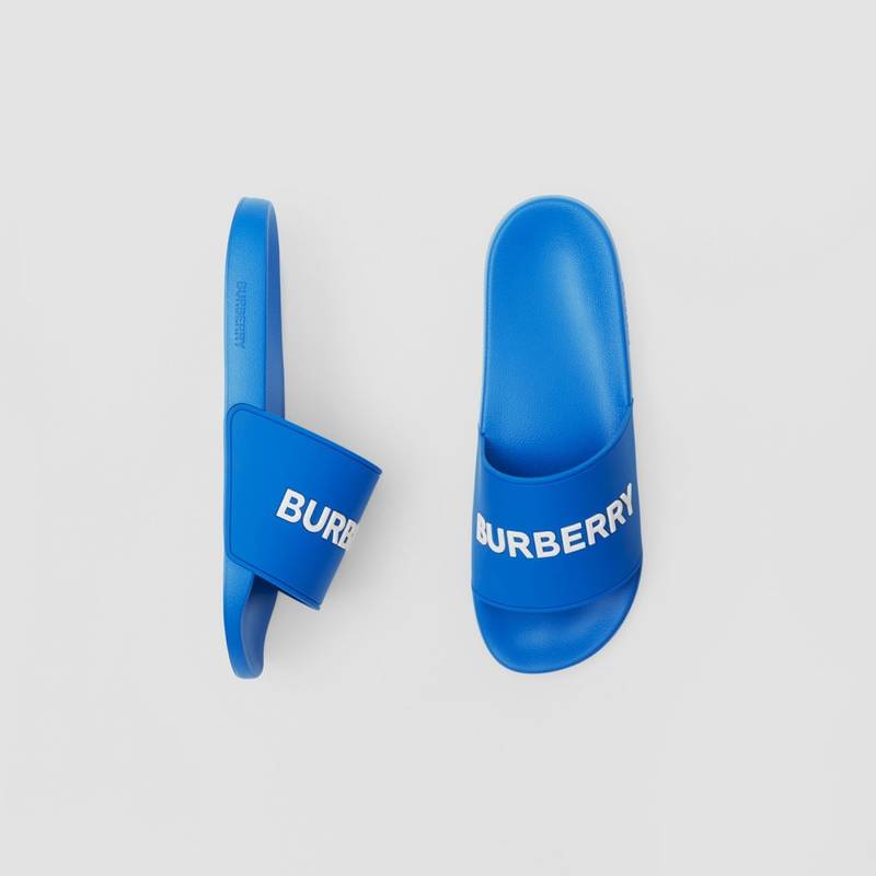 Burberry Logo Detail Slides outlook