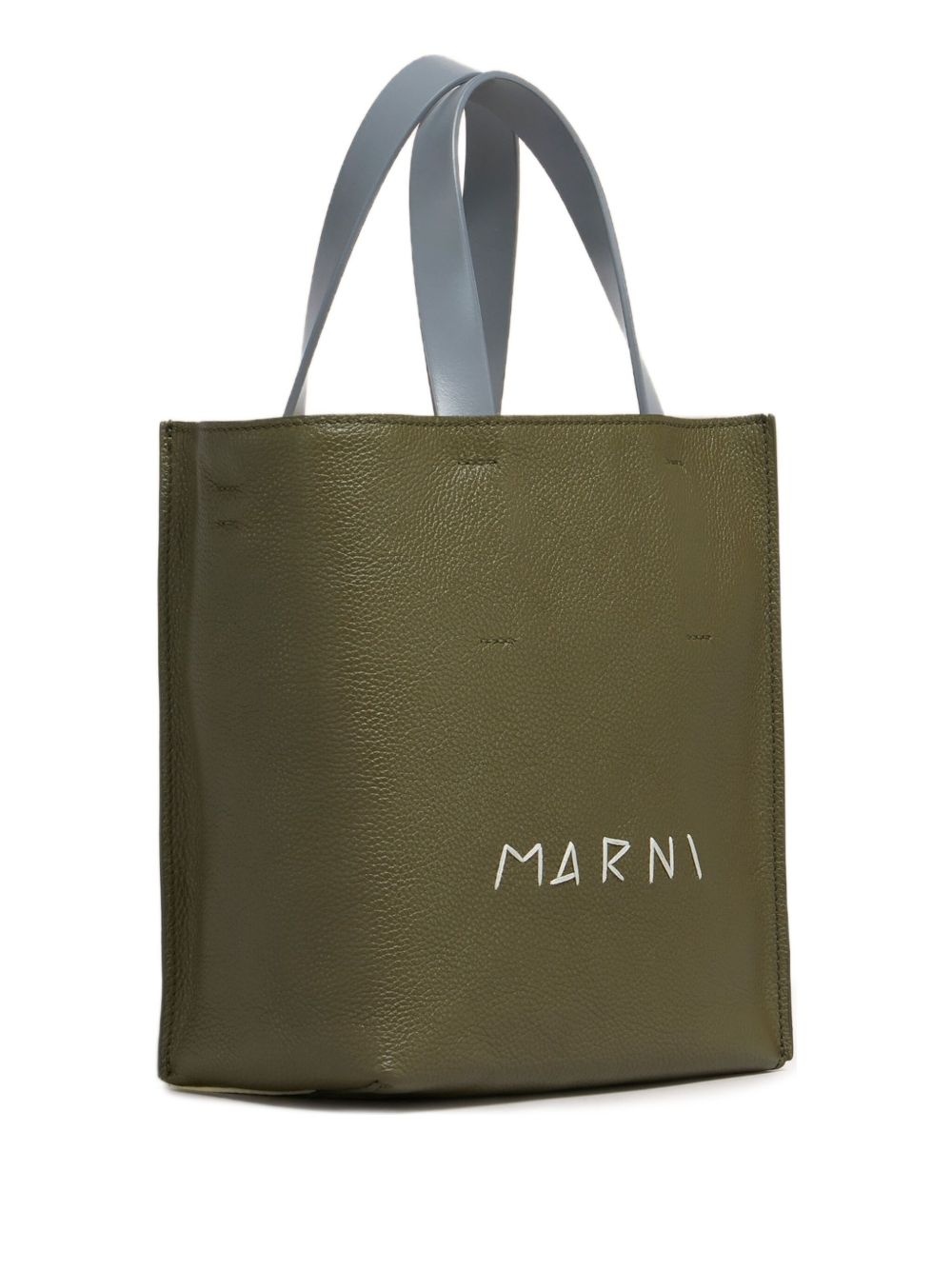 logo-printed leather tote bag - 3