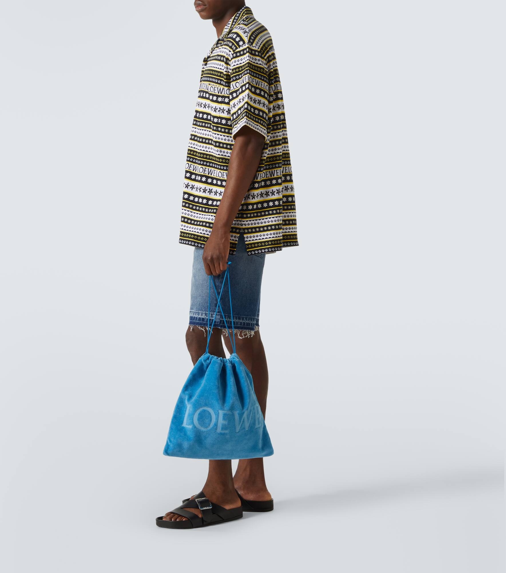 Paula's Ibiza Medium logo terry pouch - 7