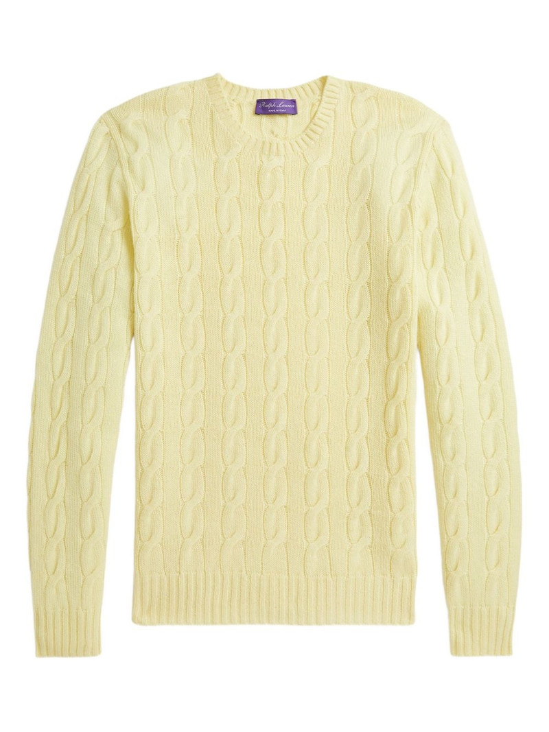 cable-knit jumper 1