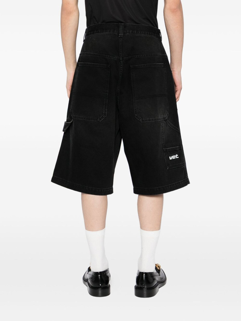 faded denim shorts 4