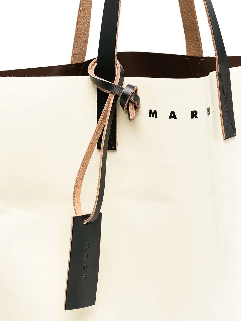 two-tone tote bag - 4